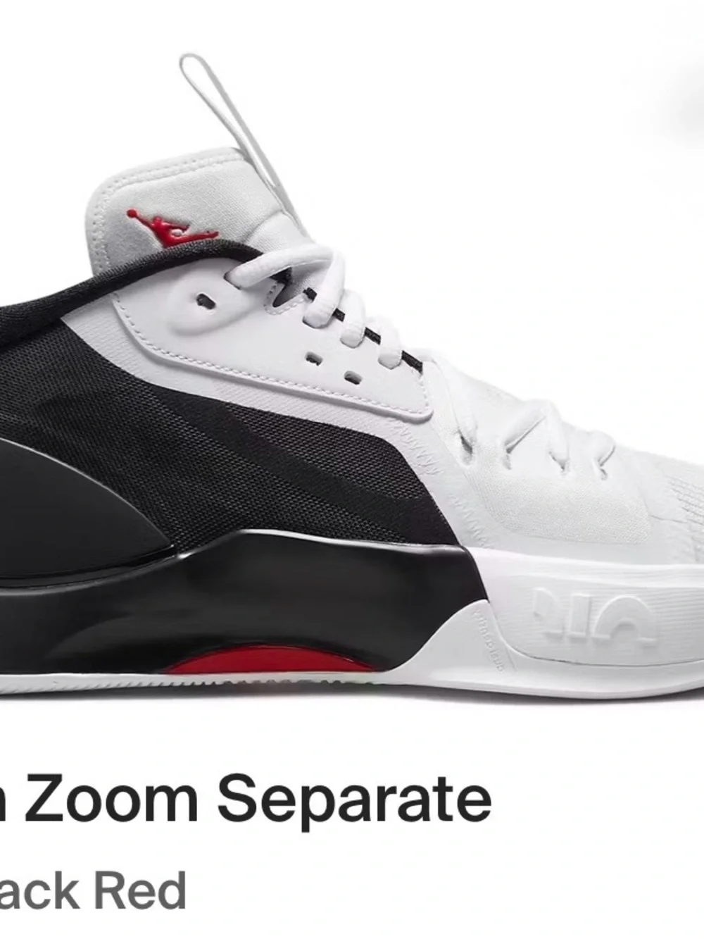 Nike Jordan Zoom Separate White Black DH0248-051 Men's Size 10.5